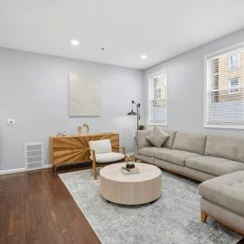 Spacious 3BR 2BA Apt with Private Parking Walk to PATH