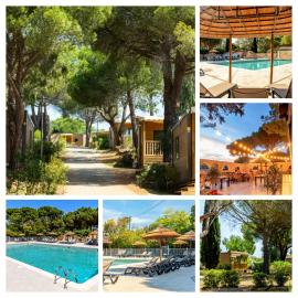 Camping "Le Hameau des Pins" - Mobil-home neuf - 6 personnes - 3 chambres