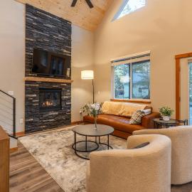Lux Chalet with Air Hockey, Hot Tub, & Fire Place