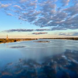 Panoramablick Ostseefjord Schlei