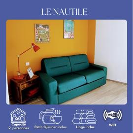 Le Nautile - petit déjeuner - 10mn du Parc