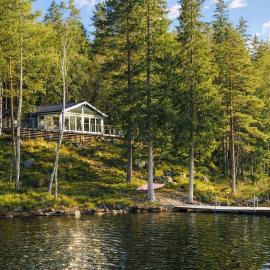 Ferienhaus Ubbaboda - Lake property with its own dock