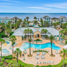 Dog-friendly condo on the golf course with ocean view, pools, gym & beach access