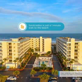 Sandcastles - Cocoa Beach Oceanfront Condos with Heated Pool Tennis, готель у місті Коко-Біч