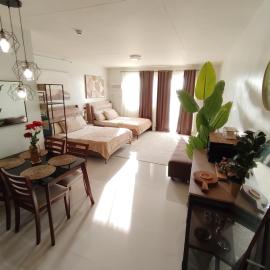 Viesnīca Puerto Princesa Studio Condo with 2 Large Beds, Balcony, Pool & Gym Puertoprinsesā