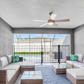 All-new duplex with screened pool, furnished lanai, grill, AC, & washer/dryer