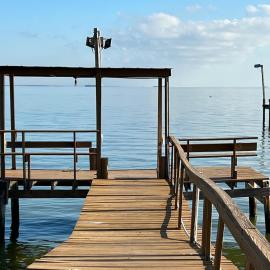 Galveston Bay Elegant Waterfront Home 3bed 3b Lighted Private fishing pier