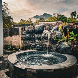 Batur Valley With Natural Hotspring