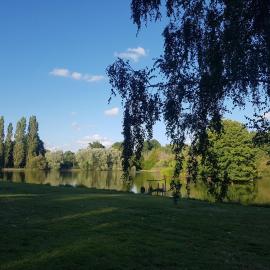 Grande maison entourée d'un parc, étang et bois privé