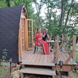 Pod - La Cocotte - on Campsite in Saint Robert, 19310, Camping Florecer