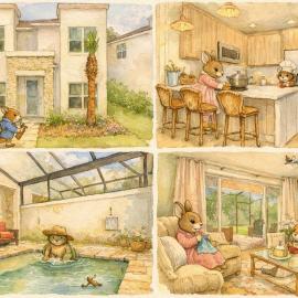 New Cozy & Spacious Townhouse near Disney - 4BR, 3FB, and Pool