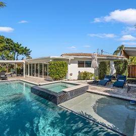 Waterfront Pool Home Near Beach Sleeps 10