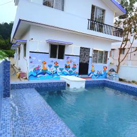 3BHK - Bamboo Private Pool Villa Yercaud，埃爾加德的飯店