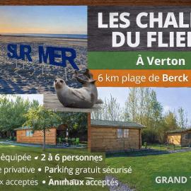 Gîte Les Chalets du Fliers à Verton Meublés de tourisme classés 2 étoiles, hotel v destinaci Berck-sur-Mer