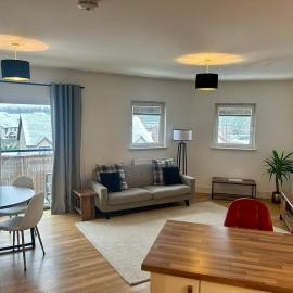 Modern flat outside of Edinburgh