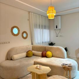 Modern & Cozy Apartment in Fez - Stylish Boho Design