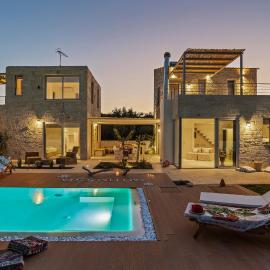 Annassa Experience Villa 2' walk from Almyrida beach