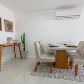Apto Todo Equipado | Ar em Todos os Ambientes | Perto da Praia