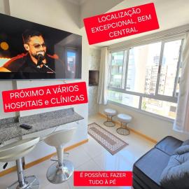 Studio Completo, Centro, Próximo a Hospitais, Vaga