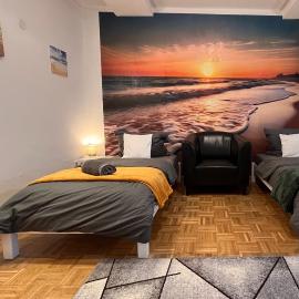 Grosses Apartment Aschaffenburg 4 Schlafzimmer für bis zu 11 Gäste AschaffApartment Mainaschaff