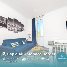 Monaco Border - Cosy studio avec vue mer - FH, hotel in Cap d'Ail
