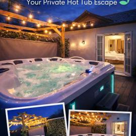 Lethbridge Villa 49 3-bedroom Apartment with private HOT TUB,Fibre WiFi, free parking, sleeps 6, hotel i Southport