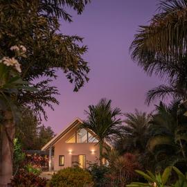 SaffronStays Eden - 3BR vineyard-side pool villa with jacuzzi, farm dining, stargazing deck & lawns for celebrations