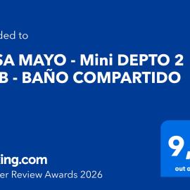 CASA MAYO - Mini DEPTO 2 AMB - BAÑO COMPARTIDO