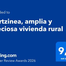 Gartzinea, amplia y preciosa vivienda rural