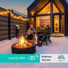 Jolie Vie Wellness Retreat, Wood Tiny Home #5, hotel sa Grand Falls