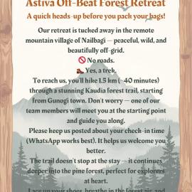 Astitva off-beat Forest Retreat