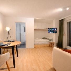 Waldshut-Tiengen में, होटल Apartment Albrecht, Zentrales Studio mit Terrasse