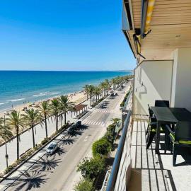 Primera línea mar, piscina, pádel, tenis, bbq, 55,seafront
