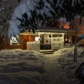 Rovaniemi Spacious Lapland Vacation Home with Private Sauna & Lappish Fire Hut