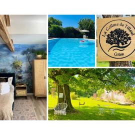 La Colline de Tilleul - De La Colline 4 STAR RATED - Beautiful Cottage Near Aubeterre, Hotel in Saint-Romain