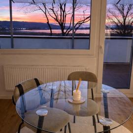Seeblick-Apartment am Bodensee bei Konstanz mit großer Terrasse, hotel a Reichenau