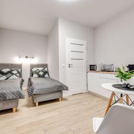 Central Platinum Apartments 25 Studio z aneksem kuchennym i tarasem, מלון בריבניק