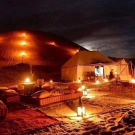 Desert Berber Fire-Camp, хотел в Мерцуга