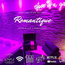 Studio élégant l'orchidée Jacuzzi en intérieur toute l'année, готель у місті Жувіньяк