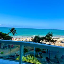 Apartamento Luxo Com Varanda Vista do Mar