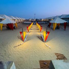 Marwar Desert Camp Sam Sand Dunes Jaisalmer, hotel en Sām