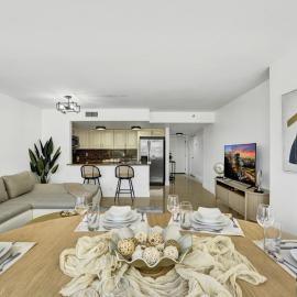 Large Ocean View 2 BDR Condo Beachfront Hotel 504, hotel v Miami Beach