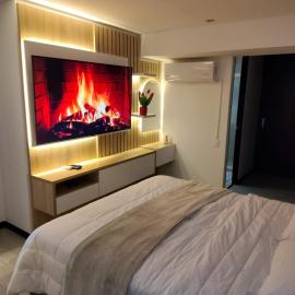 Apartamento lujoso y acogedor frente al centro comercial cacique BGA