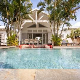 Chaleureuse villa vue mer et campagne 4 étoiles、サント・ローズのホテル