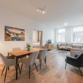 City Apartment Zentral in Fußgängerzone, 3 Schlafzimmer, 6 Personen