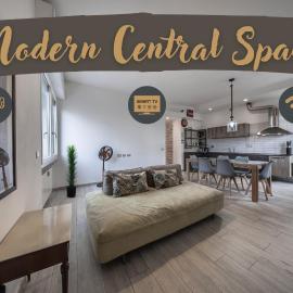 Modern Central Space - Mare 5 min - AC - WiFi, hotel i Savona
