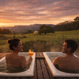 Cabana estilo Glamping com Banheiras Quente e Vista às Montanhas, viešbutis mieste Rio do Sulis