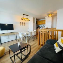 Magnifique T3 duplex 6 pers avec parking privé.