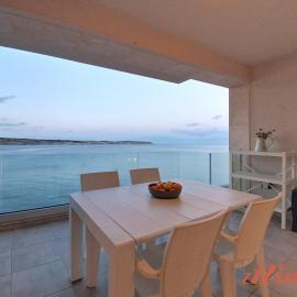 Seafront Apt Mellieha with Stunning Sea Views