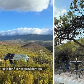 Off grid cabin for 2 in the Langkloof, hotel di Kareedouw